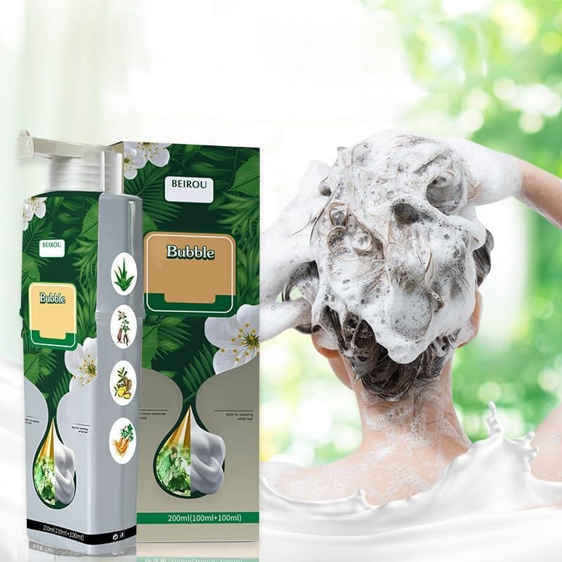 Grayzeal™️Hair Color Bubble Dye Shampoo (Pack of 2)