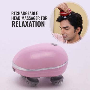 Vibrellaz™ Rechargeable Head Massager For Relaxation